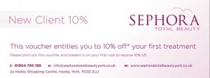 10% voucher